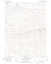 Download a high-resolution, GPS-compatible USGS topo map for Bates Creek Reservoir, WY (1978 edition)