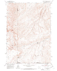 Download a high-resolution, GPS-compatible USGS topo map for Battle Mountain, WY (1977 edition)