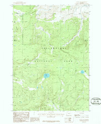Download a high-resolution, GPS-compatible USGS topo map for Beach Lake, WY (1986 edition)