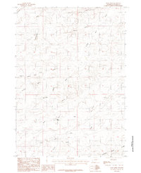 Download a high-resolution, GPS-compatible USGS topo map for Bear Creek, WY (1984 edition)