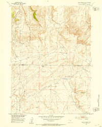 Download a high-resolution, GPS-compatible USGS topo map for Bear Spring, WY (1953 edition)