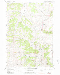 Download a high-resolution, GPS-compatible USGS topo map for Beartrap Meadows, WY (1984 edition)