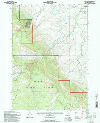 Download a high-resolution, GPS-compatible USGS topo map for Beckton, WY (1997 edition)