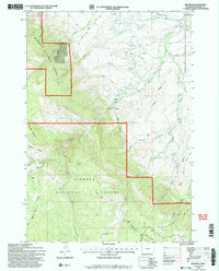 Download a high-resolution, GPS-compatible USGS topo map for Beckton, WY (1997 edition)