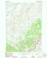 preview thumbnail of historical topo map of Park County, WY in 1988