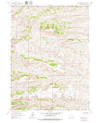Download a high-resolution, GPS-compatible USGS topo map for Bell Butte NE, WY (1979 edition)