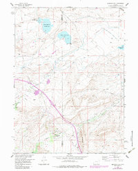 Download a high-resolution, GPS-compatible USGS topo map for Bengough Hill, WY (1983 edition)
