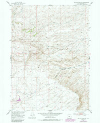 Download a high-resolution, GPS-compatible USGS topo map for Benton Basin NE, WY (1985 edition)