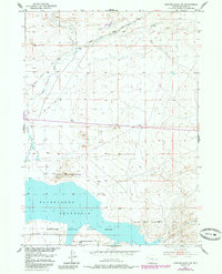 Download a high-resolution, GPS-compatible USGS topo map for Benton Basin SW, WY (1985 edition)