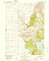 Download a high-resolution, GPS-compatible USGS topo map for Benton Basin, WY (1952 edition)
