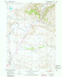 Download a high-resolution, GPS-compatible USGS topo map for Bessemer Mountain, WY (1985 edition)