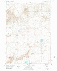 Download a high-resolution, GPS-compatible USGS topo map for Beulah Belle Lake, WY (1983 edition)