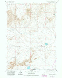 Download a high-resolution, GPS-compatible USGS topo map for Beulah Belle Lake, WY (1985 edition)