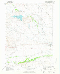 preview thumbnail of historical topo map of Sublette County, WY in 1970