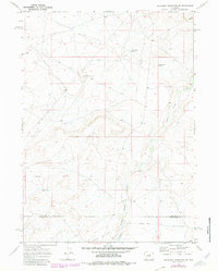 Download a high-resolution, GPS-compatible USGS topo map for Big Sandy Reservoir SE, WY (1980 edition)