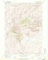 Download a high-resolution, GPS-compatible USGS topo map for Big Sulfur Draw, WY (1972 edition)