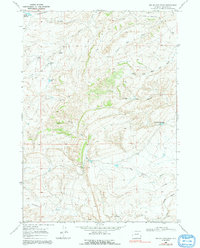 Download a high-resolution, GPS-compatible USGS topo map for Big Sulfur Draw, WY (1991 edition)