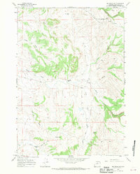 Download a high-resolution, GPS-compatible USGS topo map for Big Trails NE, WY (1970 edition)