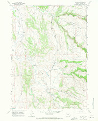 Download a high-resolution, GPS-compatible USGS topo map for Big Trails, WY (1970 edition)