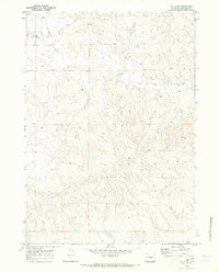 Download a high-resolution, GPS-compatible USGS topo map for Bill 4 NE, WY (1973 edition)