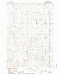 preview thumbnail of historical topo map of Converse County, WY in 1984