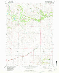 Download a high-resolution, GPS-compatible USGS topo map for Bills Creek, WY (1981 edition)