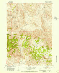 Download a high-resolution, GPS-compatible USGS topo map for Birdseye Pass, WY (1953 edition)