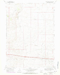Download a high-resolution, GPS-compatible USGS topo map for Bitter Creek NE, WY (1978 edition)