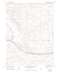 Download a high-resolution, GPS-compatible USGS topo map for Bitter Creek NW, WY (1978 edition)