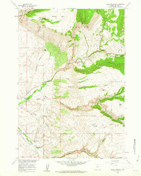 Download a high-resolution, GPS-compatible USGS topo map for Black Mountain, WY (1962 edition)