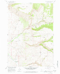 Download a high-resolution, GPS-compatible USGS topo map for Black Mountain, WY (1978 edition)