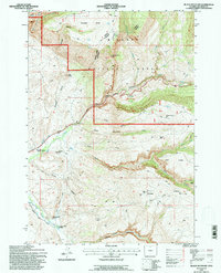Download a high-resolution, GPS-compatible USGS topo map for Black Mountain, WY (1997 edition)