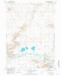 Download a high-resolution, GPS-compatible USGS topo map for Black Rock Gap, WY (1984 edition)