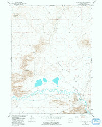 Download a high-resolution, GPS-compatible USGS topo map for Black Rock Gap, WY (1991 edition)