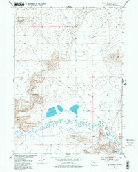 preview thumbnail of historical topo map of Fremont County, WY in 1951