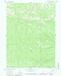 Download a high-resolution, GPS-compatible USGS topo map for Blackhall Mountain, WY (1983 edition)
