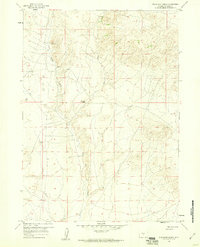 Download a high-resolution, GPS-compatible USGS topo map for Blackjack Ranch, WY (1961 edition)