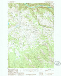 Download a high-resolution, GPS-compatible USGS topo map for Blacktail Deer Creek, WY (1986 edition)