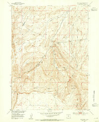 Download a high-resolution, GPS-compatible USGS topo map for Blue Gulch, WY (1954 edition)