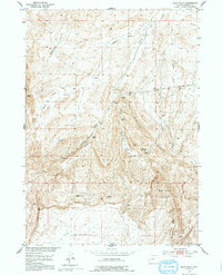 Download a high-resolution, GPS-compatible USGS topo map for Blue Gulch, WY (1991 edition)