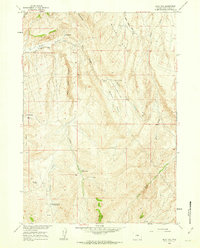 Download a high-resolution, GPS-compatible USGS topo map for Blue Hill, WY (1962 edition)