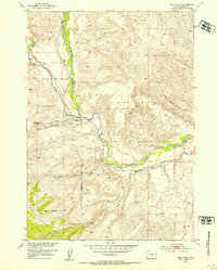 Download a high-resolution, GPS-compatible USGS topo map for Blue Holes, WY (1954 edition)