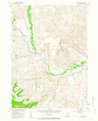 Download a high-resolution, GPS-compatible USGS topo map for Blue Holes, WY (1963 edition)