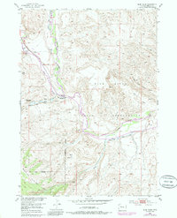 Download a high-resolution, GPS-compatible USGS topo map for Blue Holes, WY (1985 edition)