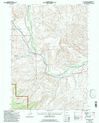 Download a high-resolution, GPS-compatible USGS topo map for Blue Holes, WY (1997 edition)