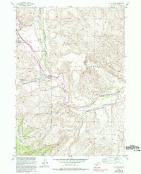 Download a high-resolution, GPS-compatible USGS topo map for Blue Holes, WY (1993 edition)
