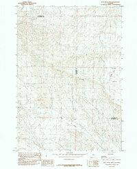 Download a high-resolution, GPS-compatible USGS topo map for Blue Mesa West, WY (1985 edition)