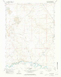 Download a high-resolution, GPS-compatible USGS topo map for Blue Point, WY (1973 edition)