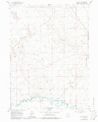Download a high-resolution, GPS-compatible USGS topo map for Blue Point, WY (1980 edition)