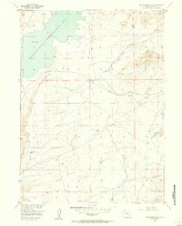 Download a high-resolution, GPS-compatible USGS topo map for Bluegrass Wells, WY (1956 edition)
